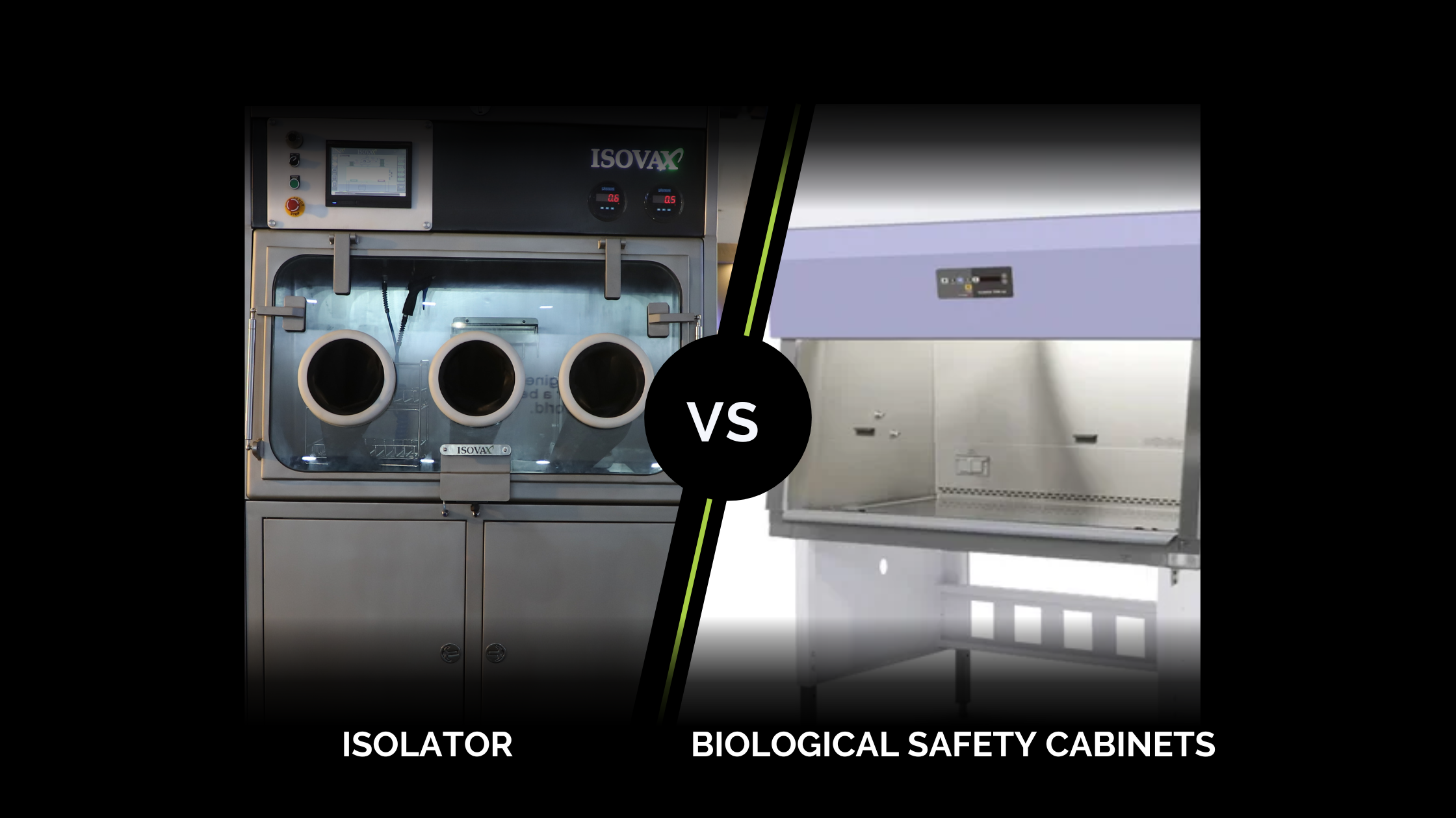 Isolator vs Biological safety cabinets