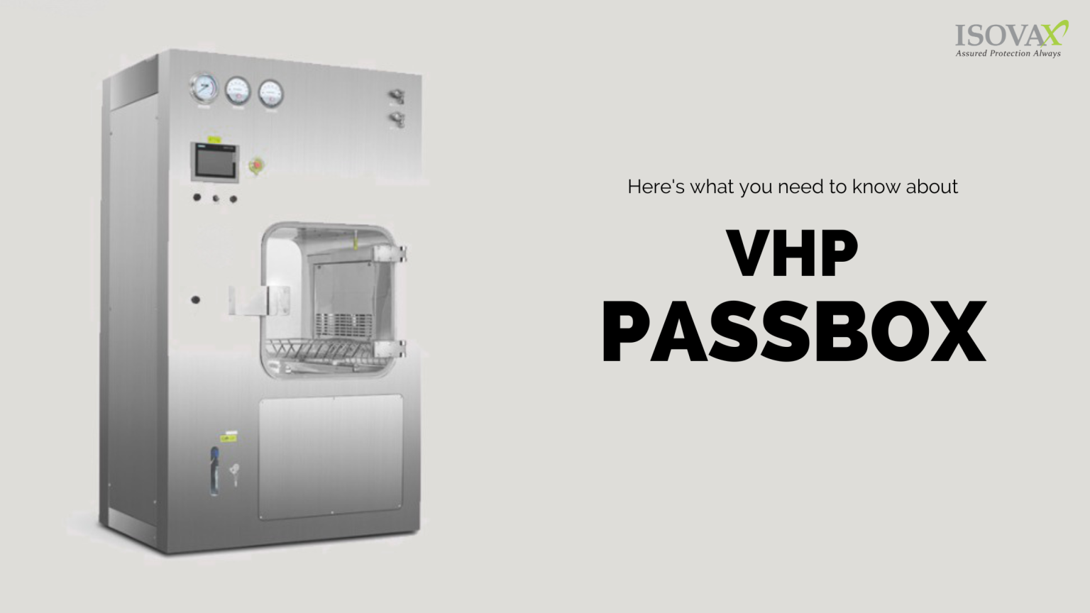 Vhp Rack A complete guide to VHP Passbox for your Containment System. - Isovax ...